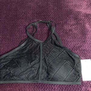 NWT high halter bikini top